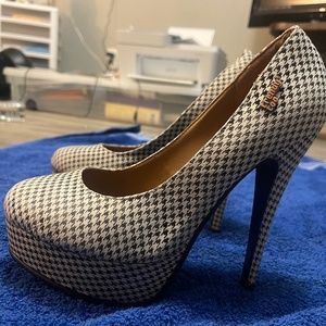 “Trendy Too” black Stiletto platform High Heal